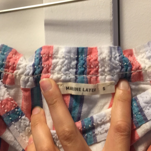 Marine layer off the shoulder long sleeve top - Picture 3 of 3